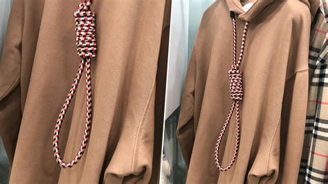 burberry blackface sweater|They Tried It! Burberry ‘Noose’ Hoodie Called Out For  .